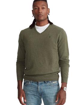 Jersey Ralph Lauren Lana Merino  Verde Para Hombre