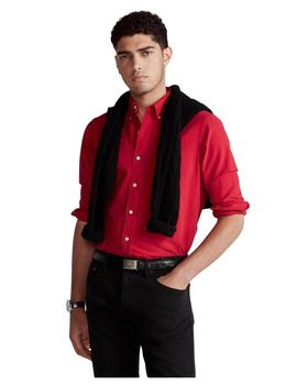Camisa Ralph Lauren Oxford Roja Para Hombre