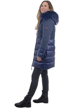 Parka Dichi Combinada Azul Para Mujer