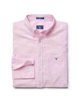Camisa Gant Oxford de corte Regular Rosa Para Hombre