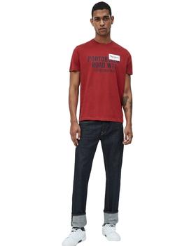 Camiseta Pepe Jeans 'Portobello Road' Broderick Para Hombre 