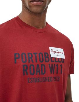 Camiseta Pepe Jeans 'Portobello Road' Broderick Para Hombre 