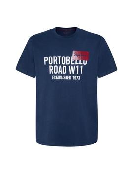 Camiseta Pepe Jeans  'Portobello Road' Broderick Para Hombre