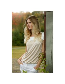 Camisa Hongo Collection Oro Para Mujer