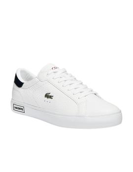 Zapatillas Lacoste Blanca Marino y Rojo Para Hombre