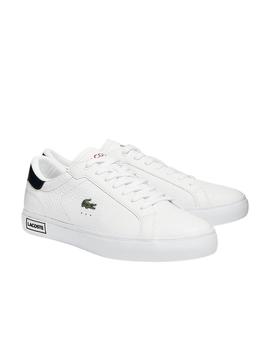 Zapatillas Lacoste Blanca Marino y Rojo Para Hombre