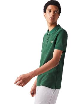 Polo Lacoste Slim Fit Verde Para Hombre