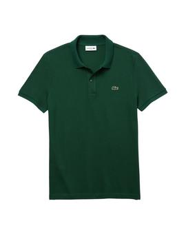 Polo Lacoste Slim Fit Verde Para Hombre