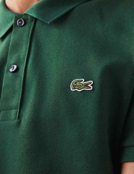 Polo Lacoste Slim Fit Verde Para Hombre