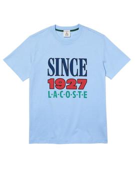 Camiseta Lacoste Azul Unisex