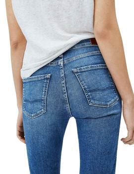 Pantalones Pepe Jeans Regent Azules Acampanados Para Mujer