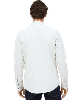 Camisa Pepe Jeans Dave Beige Para Hombre