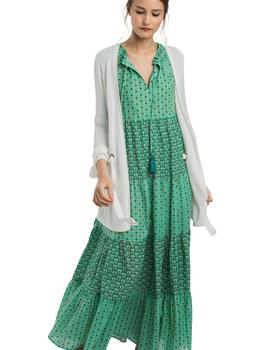 Vestido Alba Conde Largo Verde Para Mujer