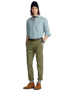 Pantalón Ralph Lauren Chino Verde Para Hombre