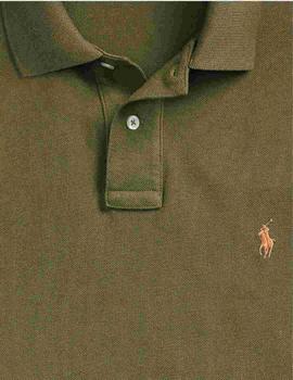 Polo Ralph Lauren Verde Militar Custom Slim Fit