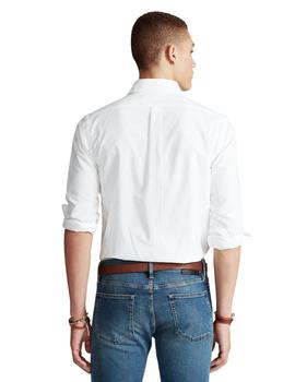 Camisa Ralph Lauren Manga Larga Blanca Para Hombre