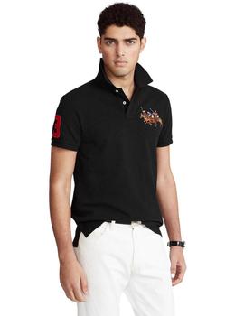 Polo Ralph Lauren Negro Triple Caballo Para Hombre