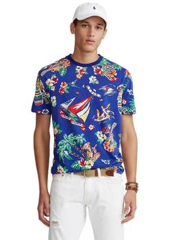 Camiseta Ralph Lauren Polo Bear Hawaiano Para Hombre