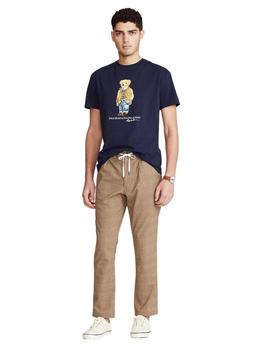 Camiseta Ralph Lauren Marino Con Polo Bear Para Hombre