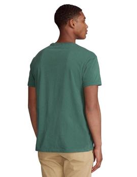 Camiseta Ralph Lauren Verde Con Polo Bear Para Hombre