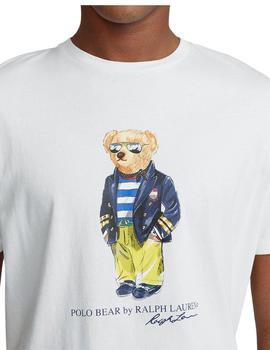 Camiseta Ralph Lauren blanlón Polo bear Marinero Para Hombre