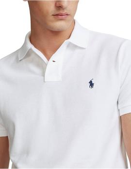  Polo Ralph Lauren De Piqué Custom Slim Fit Blanco