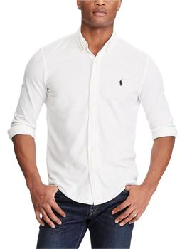 Camisa Polo Ralph Lauren Vaporosa Blanca Para Hombre