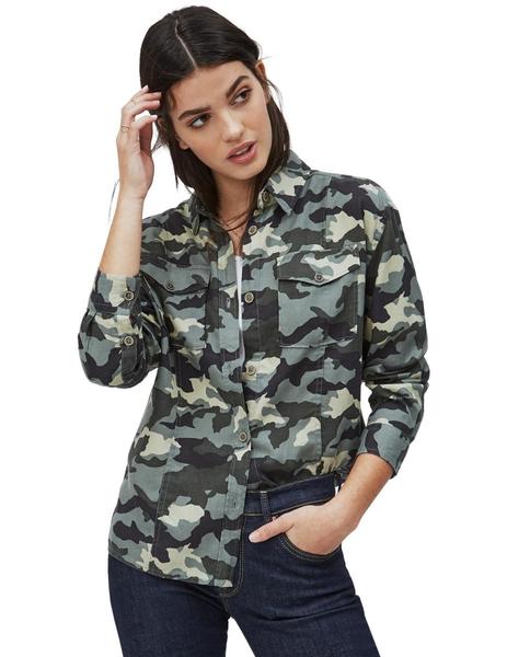 Camisa Pepe Jeans Amadea Militar Mujer