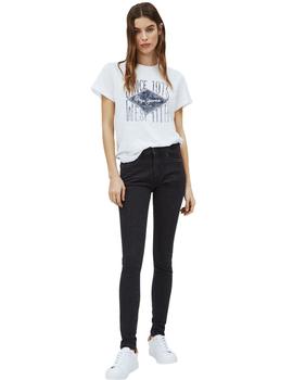 Camiseta Pepe Jeans Alex Blanca Para Mujer