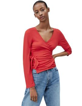 Camiseta Pepe Jeans Bianca Roja Para Mujer