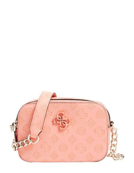 Acostumbrar Peregrino petróleo crudo Bolso Guess Noelle Bandolera Coral Para Mujer