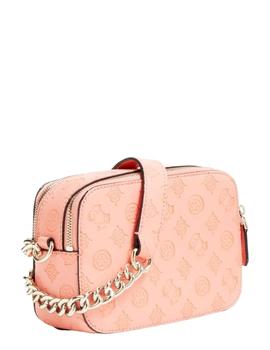 Bolso Guess Noelle Bandolera Coral Para Mujer