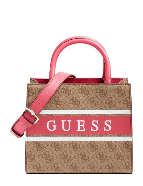 Bolso Guess Monique Minishopper Logo 4G Rosa Para Mujer