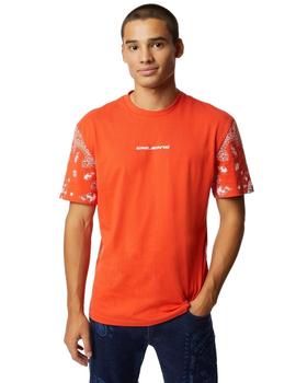 Camiseta Gas  Dharis/R Cut Naranja Para Hombre