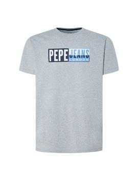 Camiseta Pepe Jeans Gelu Gris Para Hombre