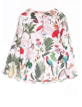 Camisa Vilagallo Misha Vintage Panello Para Mujer