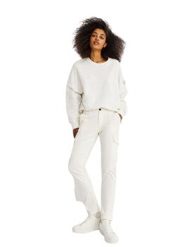 Pantalones Ecoalf Greta Blancos Para Mujer