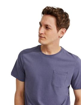 Camiseta Ecoalf Avandaro Azul Para Hombre