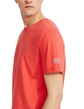 Camiseta Ecoalf Ravello Coral Para Hombre