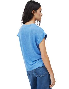 Camiseta Pepe Jeans Cleo Azul Para Mujer