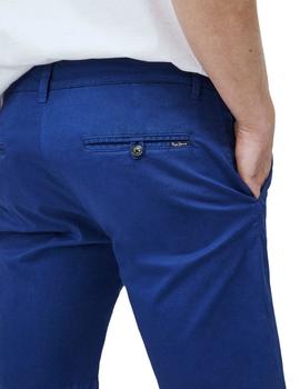Pantalones Pepe Jeans Cortos Mc Queen Azules Para Hombre