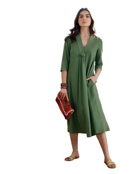 Vestido Hongo Verde Claro Para Mujer