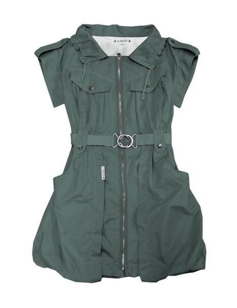 Vestido Highly Preppy Safari Caqui Para Mujer