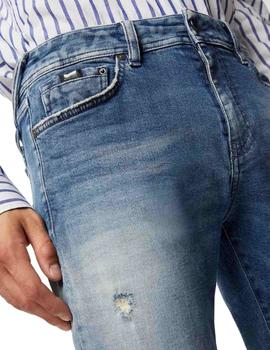 Vaqueros Gas Jeans Sax Zip WT13 Para Hombre