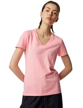 Camiseta Gas Hanika Logo Rosa Para Mujer