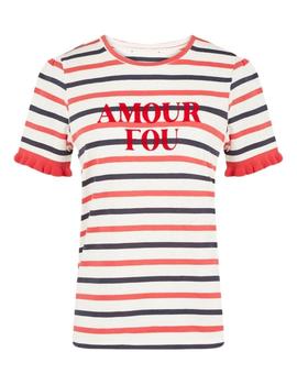 Camiseta Naf ANf Rayas Amour Fou Para Mujer