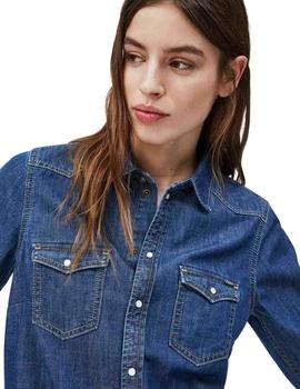 Camisa Pepe Jeans Vaquera Rhonda Para Mujer