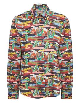 Camisa Mirto Estampado Multicolor Para Mujer