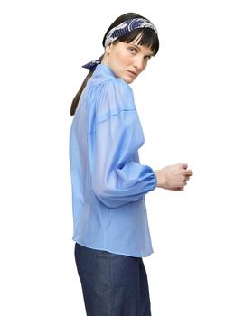 Camisa Mirto Azul Para Mujer