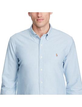 Camisa Polo Ralph Lauren Oxford Classic-Fit Azul Para Hombre